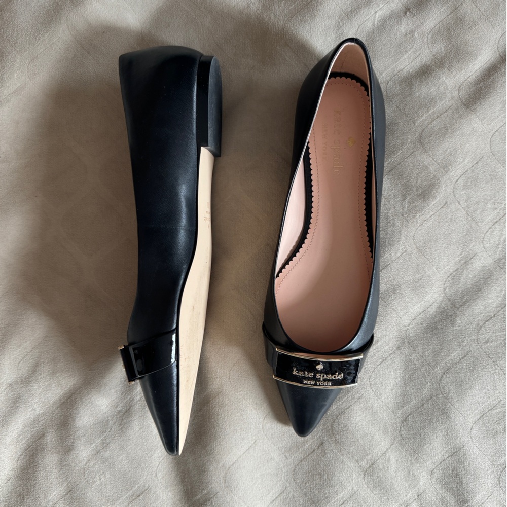 Kate Spade New York Deneuve Flats Black Size 8 (Used)